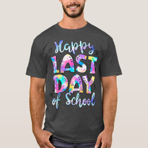 Gefärbte Krawatte der Lehrer Hallo Sommerglücke le T-Shirt