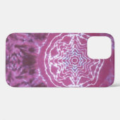 Gefärbte Krawatte der lila Sterne Case-Mate iPhone Hülle (Rückseite (Horizontal))