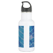 Gefärbte Krawatte der Reflektionslinien Edelstahlflasche (Rückseite)