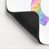 Gefärbte Krawatte der RotationsPfeile Mousepad (Ecke)