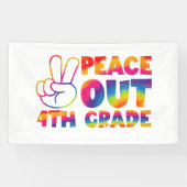 Gefärbte Krawatte der vierten Klasse Banner (Horizontal)