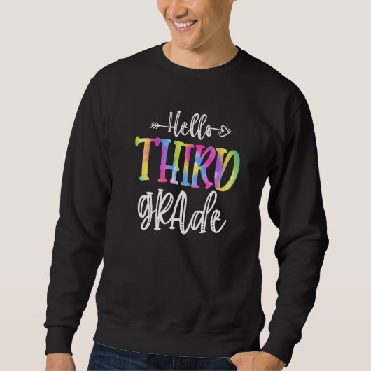 Gefärbte Krawatte des 3. Sweatshirt (Vorderseite)