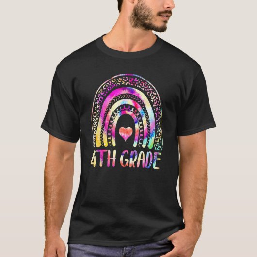 gefärbte Krawatte des 4. T-Shirt (Vorderseite)