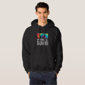 gefärbte Krawatte des 5. Hoodie (Vorne ganz)