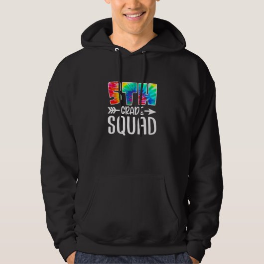 gefärbte Krawatte des 5. Hoodie (Vorderseite)