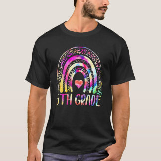 gefärbte Krawatte des 5. T-Shirt