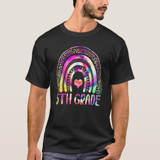 gefärbte Krawatte des 5. T-Shirt (Vorderseite)