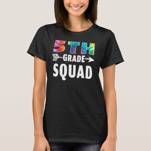 gefärbte Krawatte des 5. T-Shirt (Vorderseite)