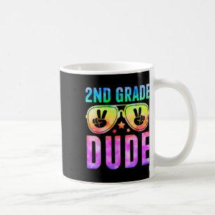 gefärbte Krawatte des Coolen Typs der zweiten Klas Kaffeetasse