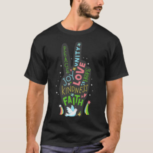 Gefärbte Krawatte des Friedens 60er 70er Gefärbte  T-Shirt