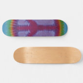 Gefärbte Krawatte des Friedenszeichens Skateboard (Horizontal)