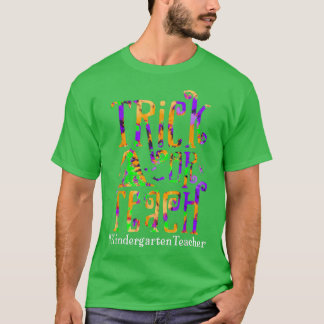 Gefärbte Krawatte des Kindergartenlehrers T-Shirt