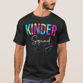 Gefärbte Krawatte des Kinderplatzes zurück zur Sch T-Shirt (Vorderseite)