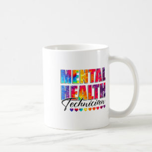 Gefärbte Krawatte des Tages der Wertschätzung von Kaffeetasse