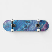 Gefärbte Krawatte des Weltraums Skateboard (Horizontal)