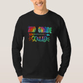 gefärbte Krawatte des zweiten Grades Squad zurück T-Shirt (Vorderseite)