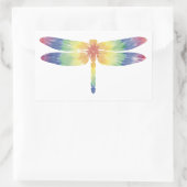 Gefärbte Krawatte Dick Dragonfly Sticker (Tasche)