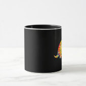 GEFÄRBTE KRAWATTE DINOSAUR TASSE (Zentrum)
