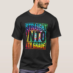 Gefärbte Krawatte direkt in den 4. T-Shirt
