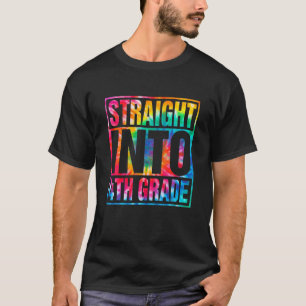 Gefärbte Krawatte direkt in den 4. T-Shirt