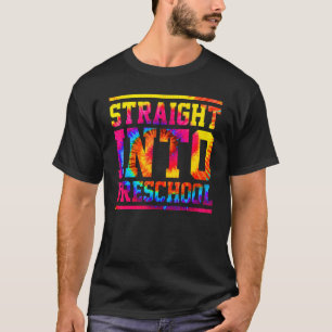 Gefärbte Krawatte direkt in die Vorschule zurück i T-Shirt