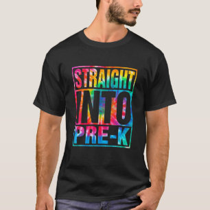 Gefärbte Krawatte direkt in die Vorstufe K zurück  T-Shirt