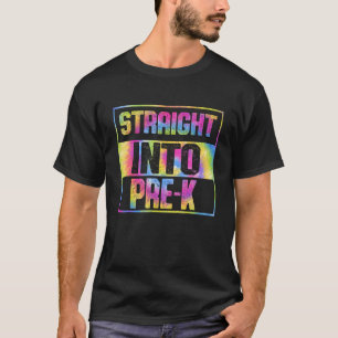 Gefärbte Krawatte direkt in die Vorstufe K zurück  T-Shirt