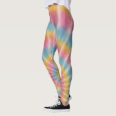 Gefärbte Krawatte Disk Golf Actrawear Leggings (Links)