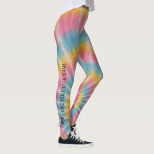 Gefärbte Krawatte Disk Golf Actrawear Leggings