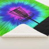 gefärbte Krawatte Disk Golf-Aktionskorb Sherpadecke (3/4)