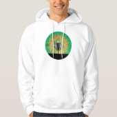 Gefärbte Krawatte Disk Golf Basket Hoodie (Vorderseite)