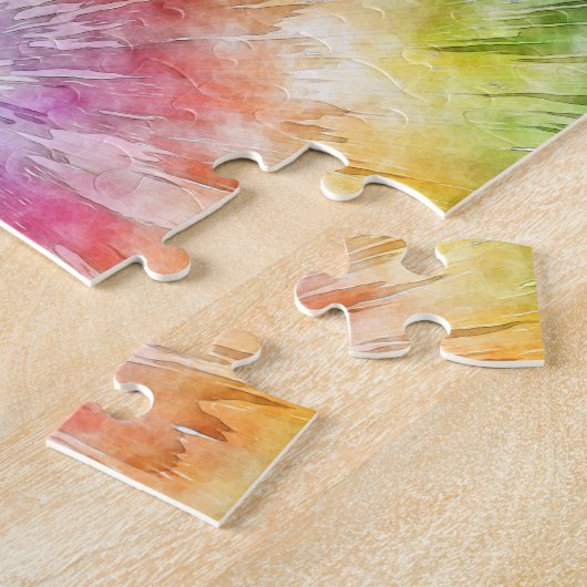 Gefärbte Krawatte Disk Golf Basket Puzzle (Seite)