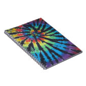 Gefärbte Krawatte drehen Notizblock (Rechte Seite)