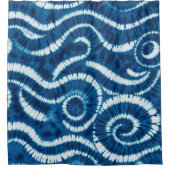 Gefärbte Krawatte Duschvorhang (Vorderseite)