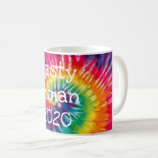 Gefärbte Krawatte eklige Tasse (VorderseiteRechts)