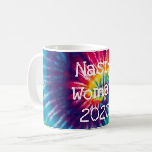 Gefärbte Krawatte eklige Tasse (Vorderseite Links)