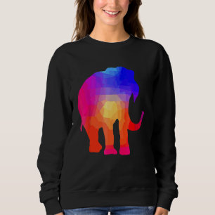 Gefärbte Krawatte Elephant Krawatte Rettete die Ti Sweatshirt
