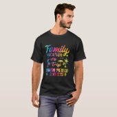 Gefärbte Krawatte Familienurlaub 2025 Cancun Mexik T-Shirt (Vorne ganz)