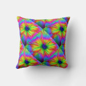 Gefärbte Krawatte farbig Kissen (Rückseite)