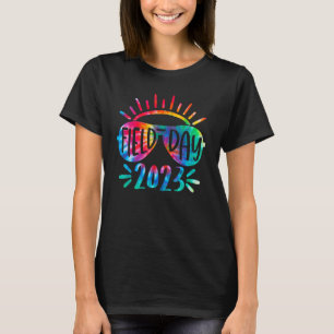 Gefärbte Krawatte Field Day 2023 Funny Field Day V T-Shirt