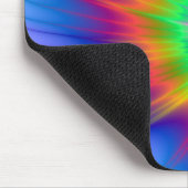 Gefärbte Krawatte Fireball Mousepad (Ecke)