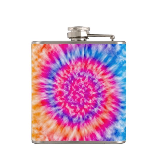 Gefärbte Krawatte Flachmann (Rückseite)