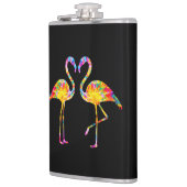 GEFÄRBTE KRAWATTE FLAMINGO FLACHMANN (Links)
