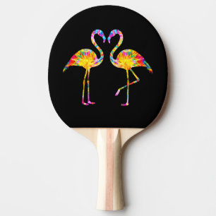 GEFÄRBTE KRAWATTE FLAMINGO TISCHTENNIS SCHLÄGER