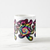 Gefärbte Krawatte Flying Sugar Glider Kaffeetasse (Mittel)