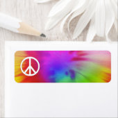 Gefärbte Krawatte-Friedenszeichen (Insitu)