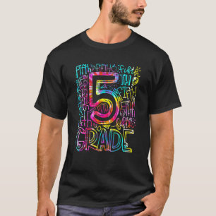 Gefärbte Krawatte Fünfte Klasse Lehrer Student zur T-Shirt