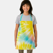 Gefärbte Krawatte für benutzerdefinierte Aquarellf Schürze (Insitu)