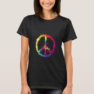 Gefärbte Krawatte für Coole Friedenszeichen für Ju T-Shirt
