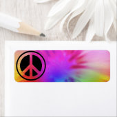 Gefärbte Krawatte für Frieden (Insitu)